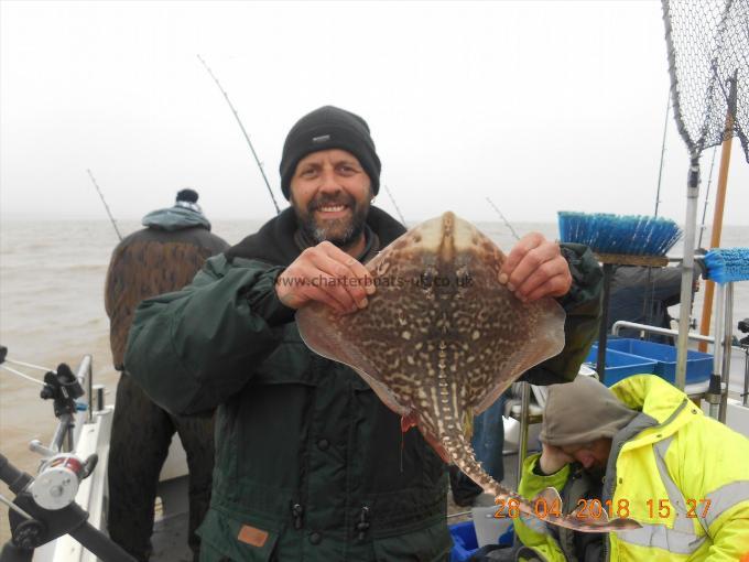 3 lb 5 oz Thornback Ray by Roy