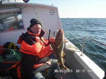 6 lb 5 oz Cod by Alan Chapman, Durham