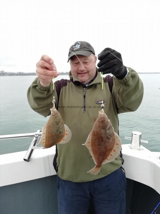 1 lb 3 oz Plaice by Darren