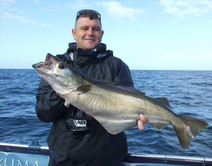 13 lb 8 oz Pollock by Scott Tutty