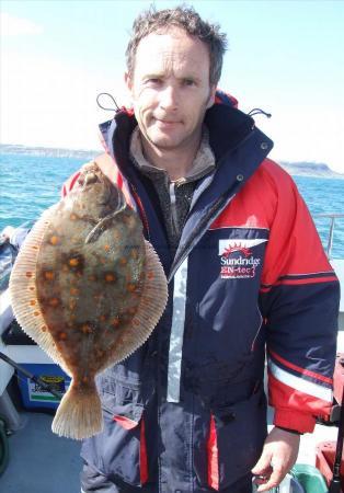 4 lb Plaice by Dai West