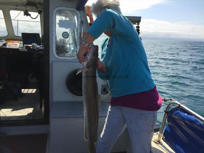 8 lb Ling by Mrs Hayter