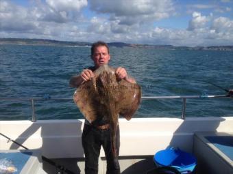 12 lb 4 oz Undulate Ray by Unknown
