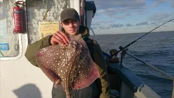 7 lb 2 oz Thornback Ray by Dan from Ramsgate