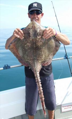 14 lb 12 oz Thornback Ray by Martin Buck