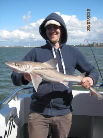 6 lb 5 oz Starry Smooth-hound by Unknown