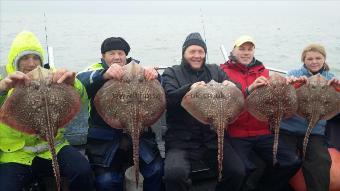 14 lb Thornback Ray by Ramsey party