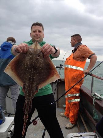 7 lb Thornback Ray by Aaron`s mate