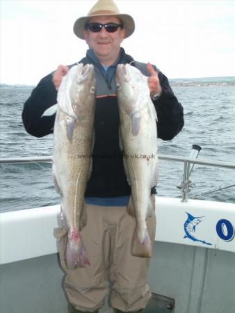 13 lb Cod by Really Wrecked SAC - winter Cod fishing