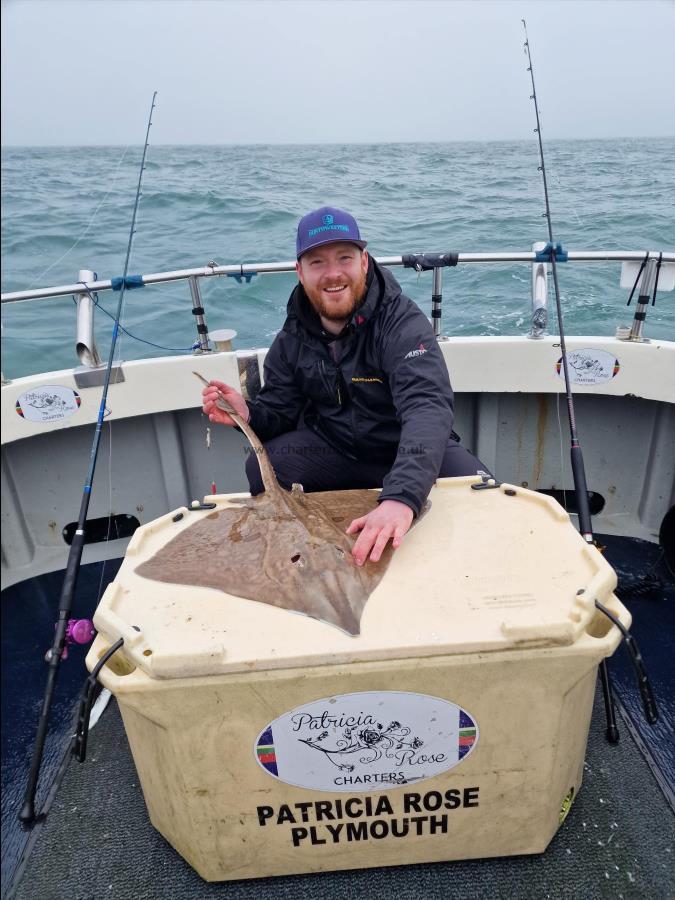 9 lb 8 oz Blue Skate by Tom Baxter