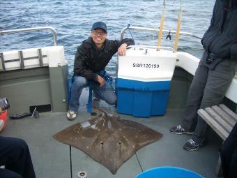 52 lb Common Skate by John Lam