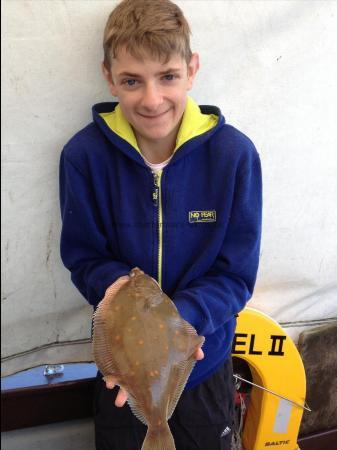 1 lb 12 oz Plaice by Jake the Fish from Milford