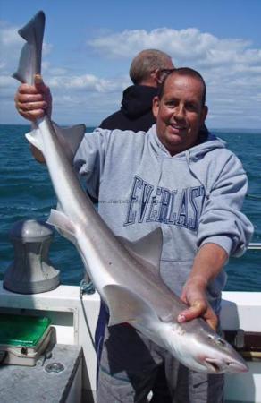 12 lb 10 oz Starry Smooth-hound by Phil Binstead