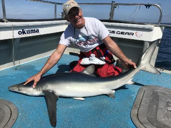 83 lb Blue Shark by Kevin McKie