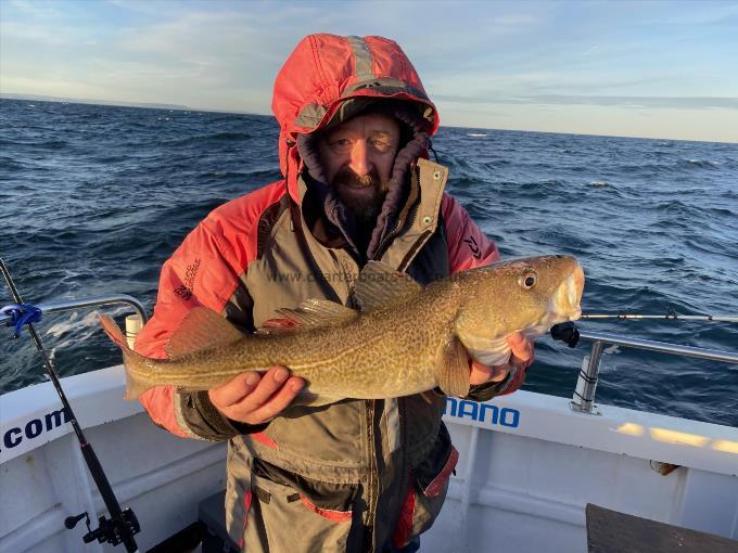 4 lb 15 oz Cod by Simon England.