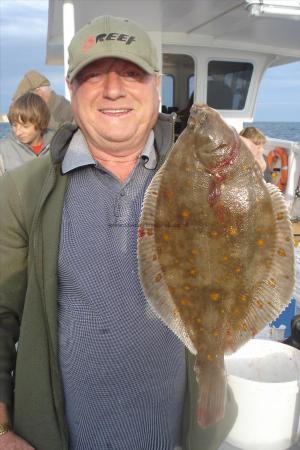 2 lb 6 oz Plaice by Alan