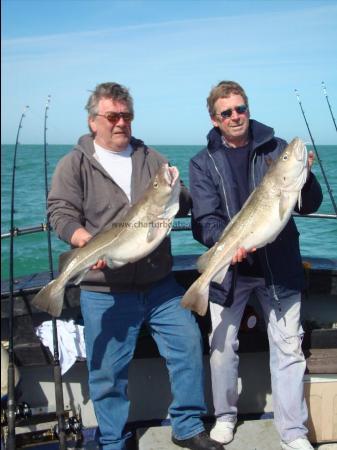 17 lb 8 oz Cod by gordon westwood ( on Left looking at pic)