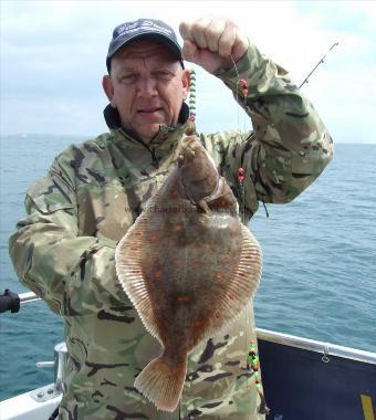 2 lb 6 oz Plaice by Mike Cartwright