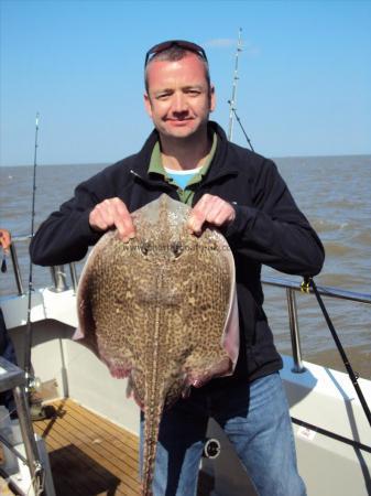 12 lb 2 oz Thornback Ray by Gerry Campbell