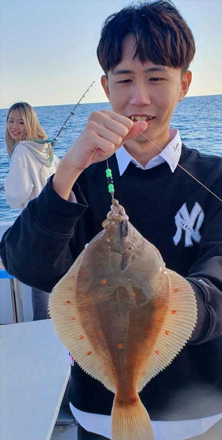 1 lb 6 oz Plaice by Unknown