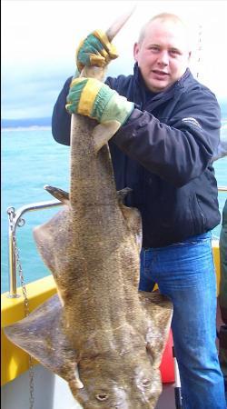 gareth bramhall's 70 lb Angel Shark