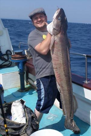 41 lb 4 oz Ling by Ian Cuffin