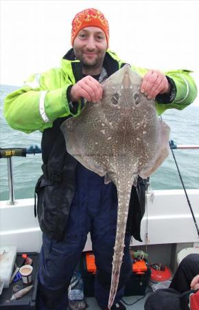 13 lb 8 oz Thornback Ray by Peter MInns