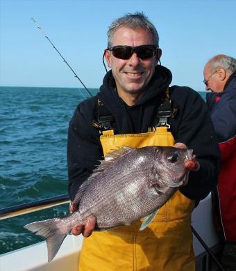 4 lb Black Sea Bream by Steve Cowl