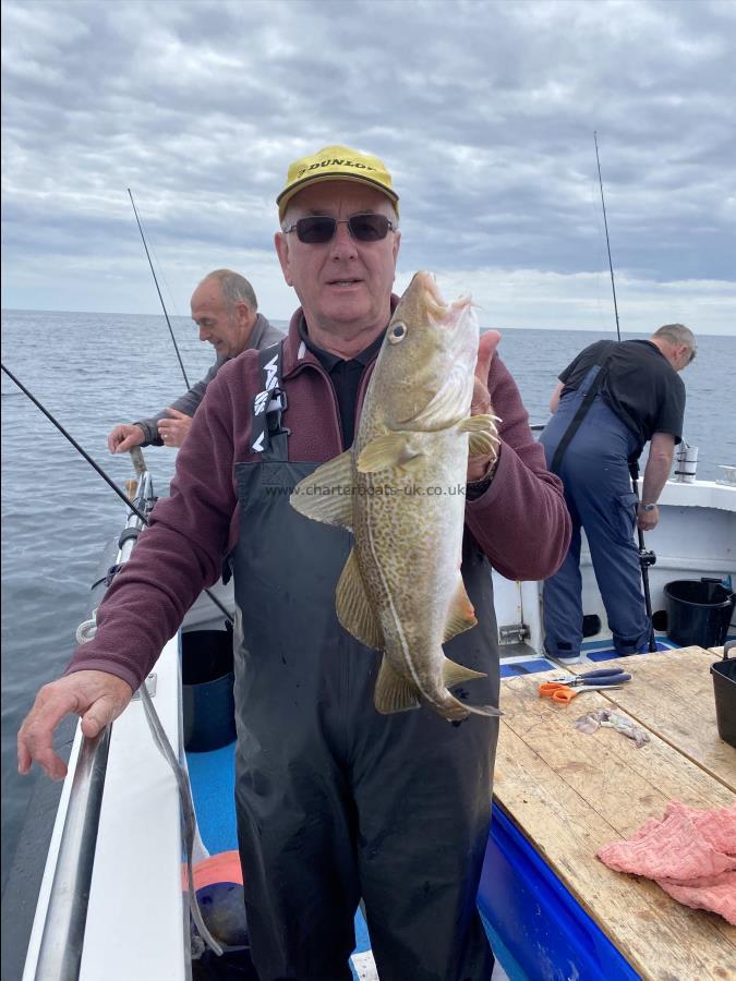 4 lb 7 oz Cod by Cliff Critchlow.