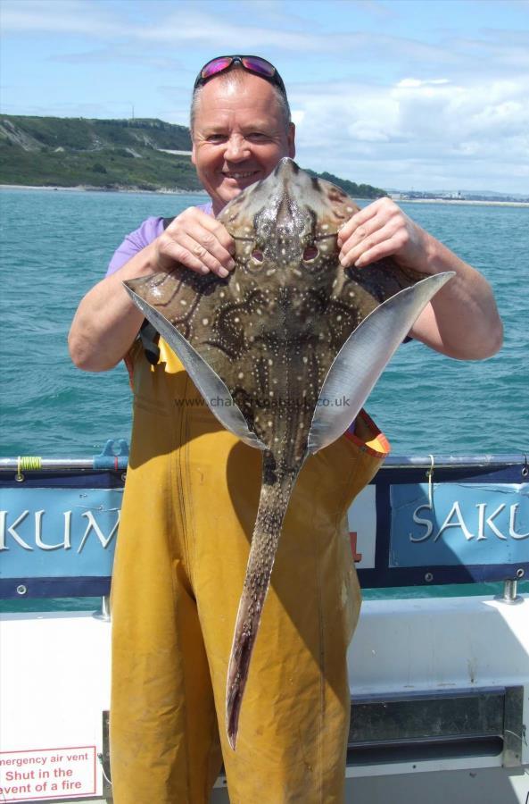 9 lb 5 oz Undulate Ray by Peter Strickson