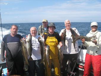 7 lb Pollock by Martyn, John, Graham, Dave, Kath, Tom.