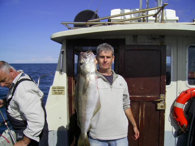 10 lb 7 oz Pollock by Steve Owen