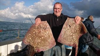 10 lb 11 oz Thornback Ray by Vernon from dover