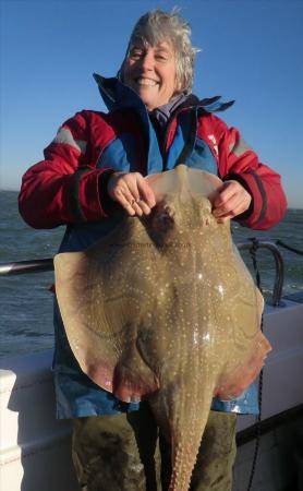 16 lb 1 oz Undulate Ray by Anita Watkins