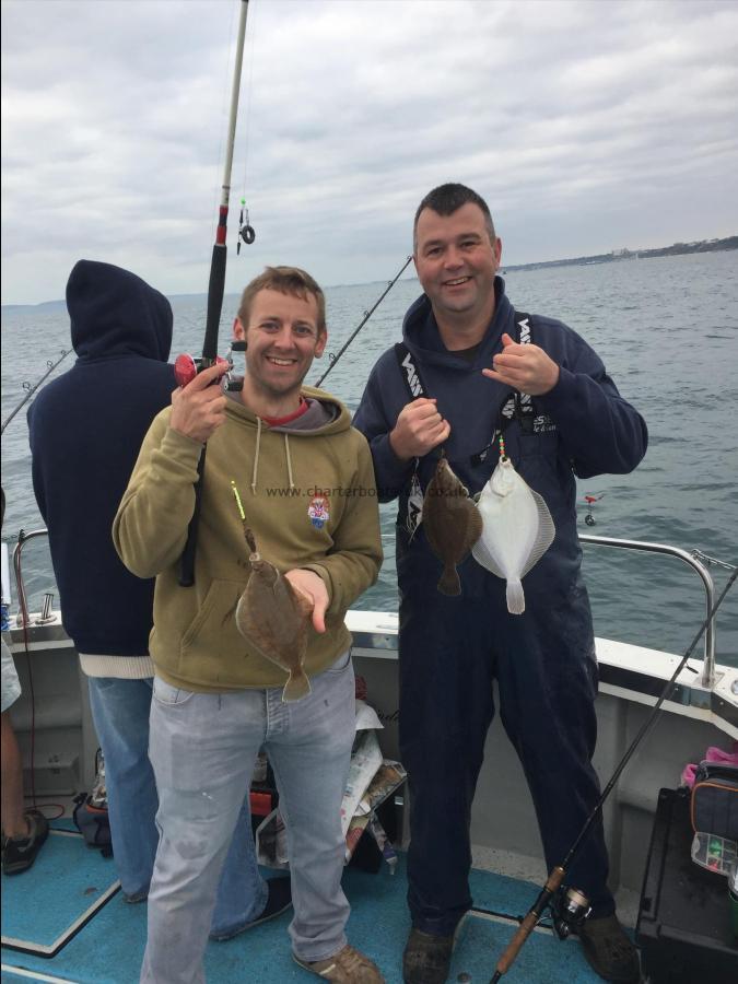 3 lb Plaice by Albion SAC  enjoying plenty of Plaice