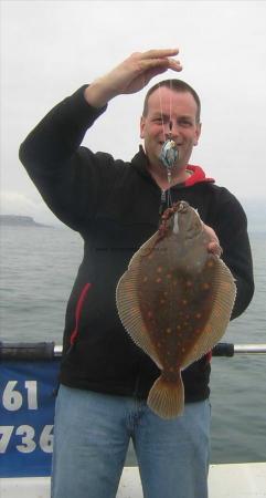 2 lb 8 oz Plaice by Simon Garnett