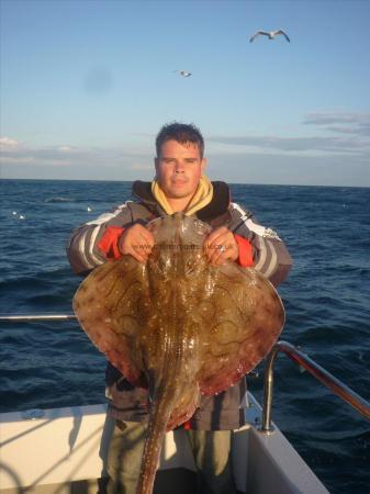 18 lb 8 oz Undulate Ray by John Ellis