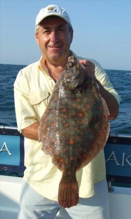 5 lb 8 oz Plaice by Rob Burgin