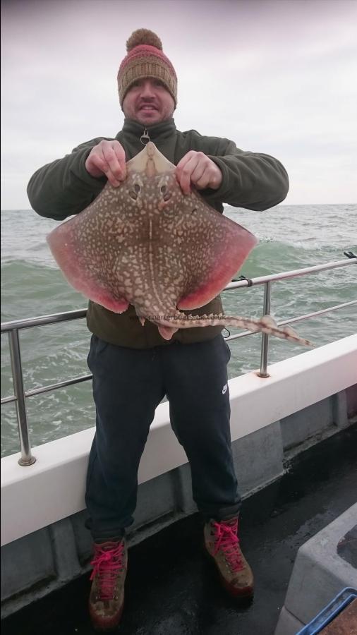 9 lb 8 oz Thornback Ray by Bob Marshall