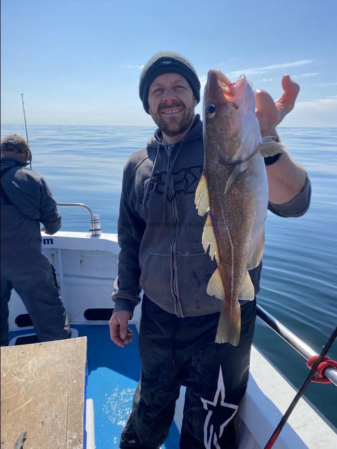 5 lb 8 oz Cod by Tony Firman.