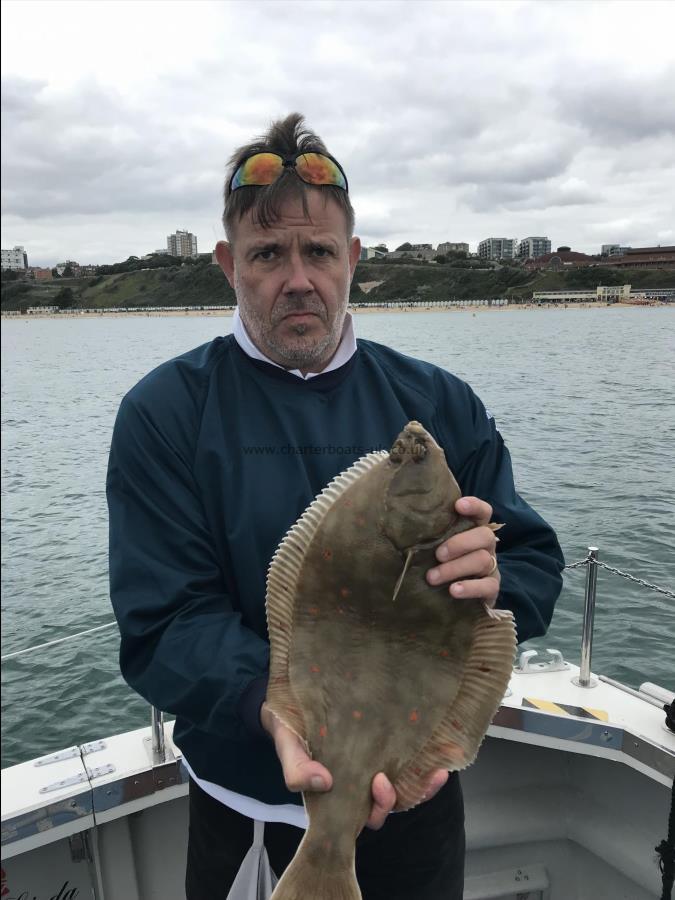 3 lb 10 oz Plaice by Happy Angler