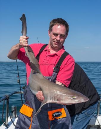 15 lb 8 oz Smooth-hound (Common) by Nick Gent