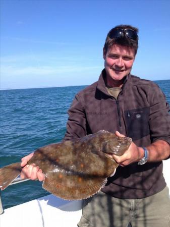 5 lb 2 oz Plaice by Nigel