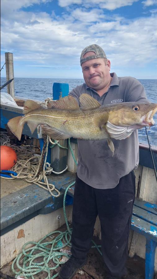 8 lb 4 oz Cod by Dave Laken