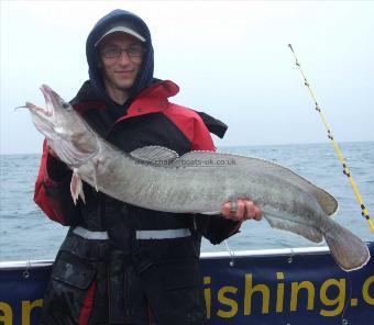 17 lb 8 oz Ling by Peter Collings