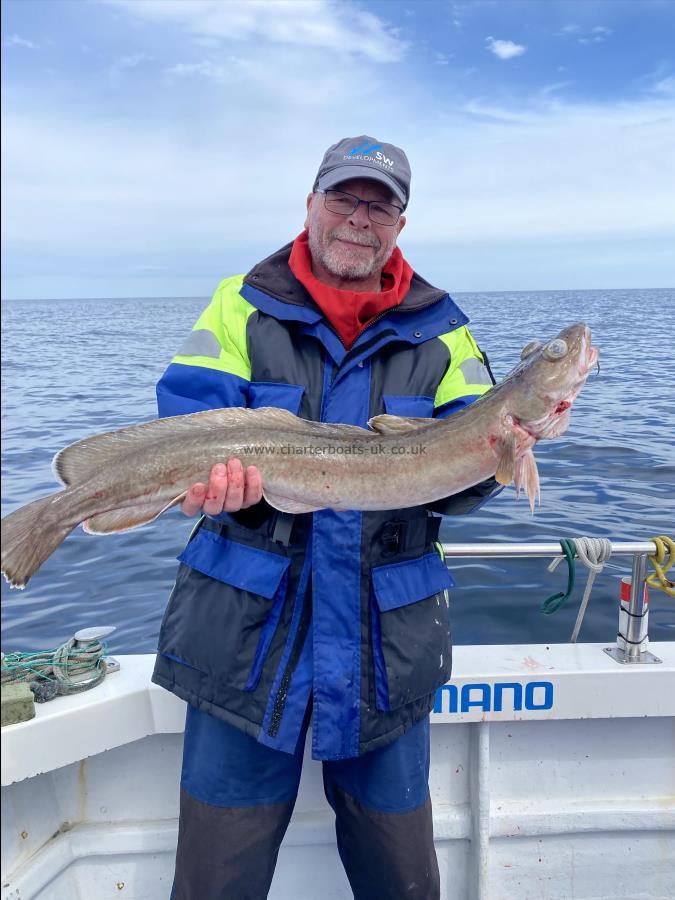 8 lb Ling by Alan Sutcliffe.