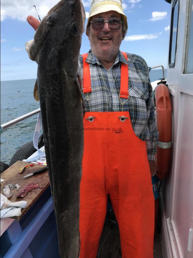 14 lb Ling by Bernie 8th aug wrecking