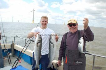 5 lb Bass by Rob with a nice brace of bass