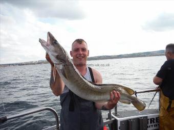 14 lb 2 oz Ling (Common) by John Dixon