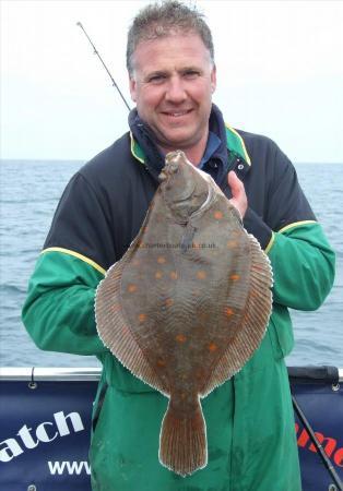 4 lb 10 oz Plaice by Anthony Benson